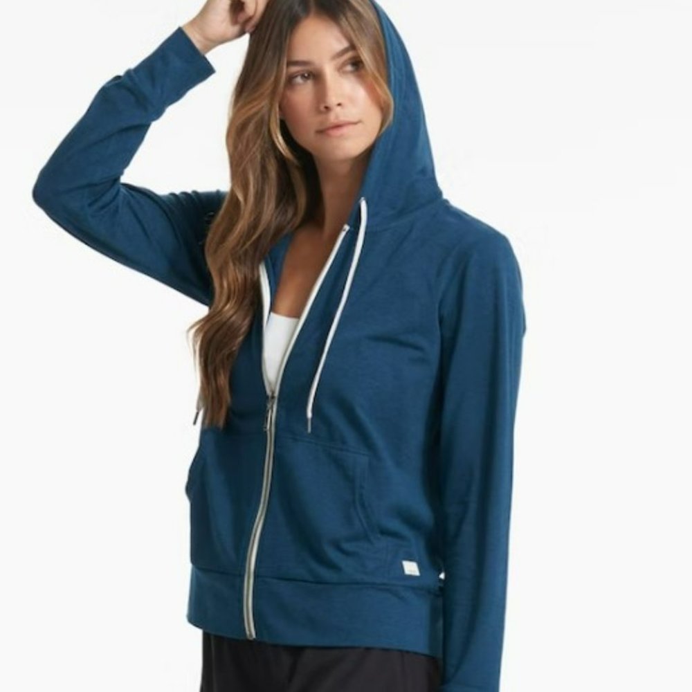 Vuori Teal Halo Hoodie - xs